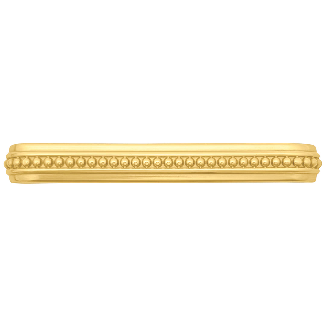 5 inch Overall (4.5 inch C-C) Beaded Signature Cabinet Pull (Several Finishes Available)