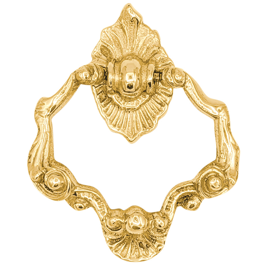 4 Inch Ornate Shell Pattern Ring Pull 4 Inch Ornate Shell Pattern Ring Pull