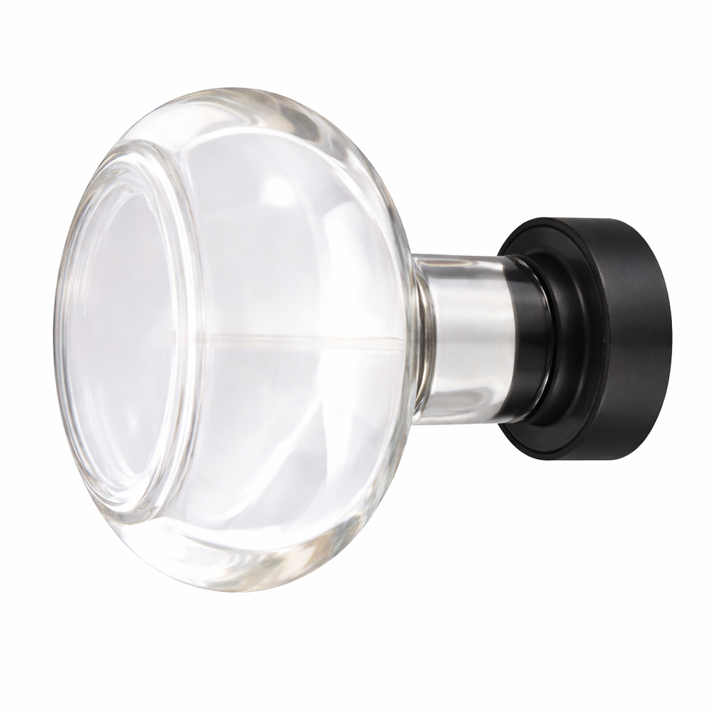 1 1/4 Inch Glass Georgetown Cabinet & Furniture Knob