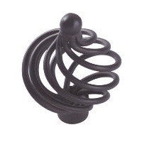 Antique Hardware 1 5/8 Inch Large Iron Birdcage Cabinet & Furniture Knob ANTIQUE CABINET HARDWARE