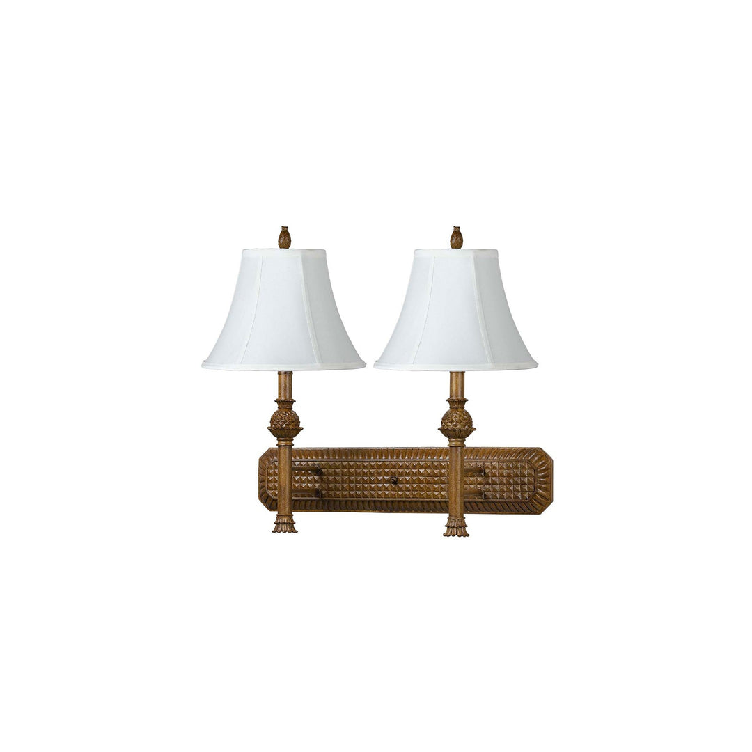 ##Antique Hardware## 60WX2 RESIN/METAL FIXED ARM WALL LP