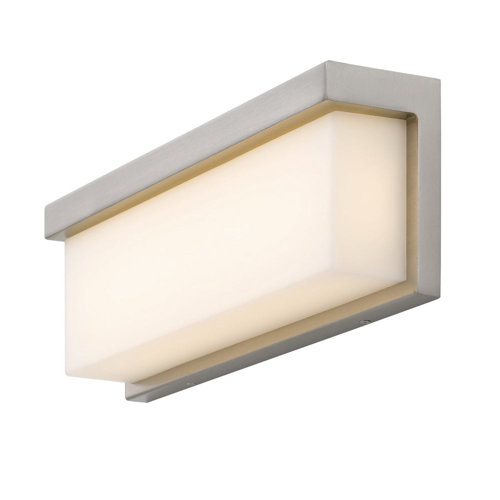 ##Antique Hardware## ALMERIA METAL LED 13" VANITY LIGHT WITH ACRYLIC SHADE