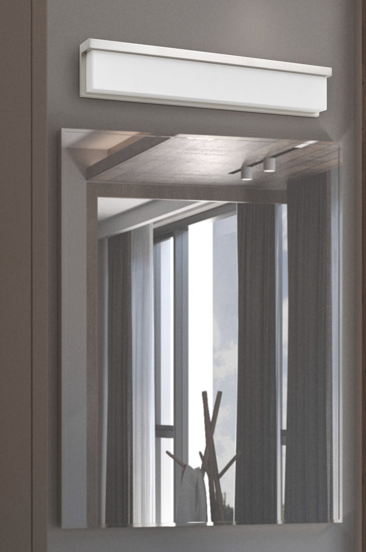 Antique Hardware ALMERIA METAL LED 26" VANITY LIGHT WITH ACRYLIC SHADE Floor Lamp