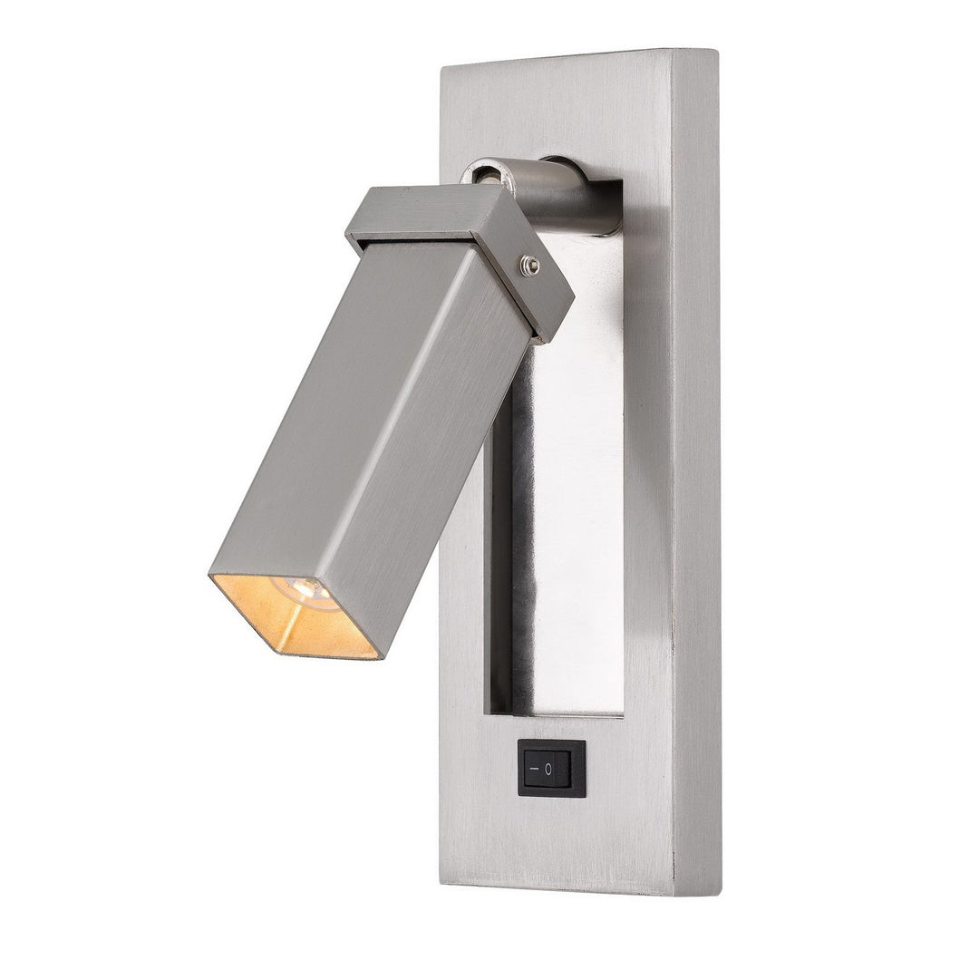 ##Antique Hardware## 3W LED ADJUSTABLE BEDSIDE READING LAMP (BULB INCLUDED)