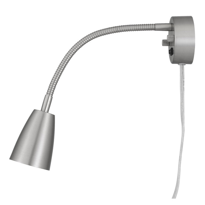 Antique Hardware 6W LED GOOSENECK BEDSIDE READING LIGHT (3K, 6W GU10 BULB INCLUDED) Wall Lamp
