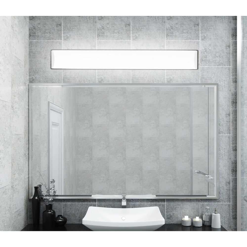 ##Antique Hardware## INTEGRATED LED 39W, 3500 LUMEN, 80 CRI DIMMABLE VANITY LIGHT WITH ACRYLIC DIFFUSER