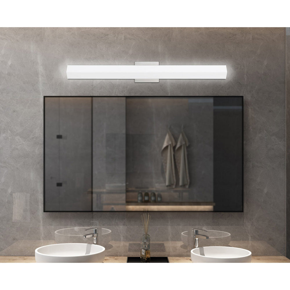 ##Antique Hardware## INTEGRATED LED 39W, 3500 LUMEN, 80 CRI DIMMABLE VANITY LIGHT WITH ACRYLIC DIFFUSER