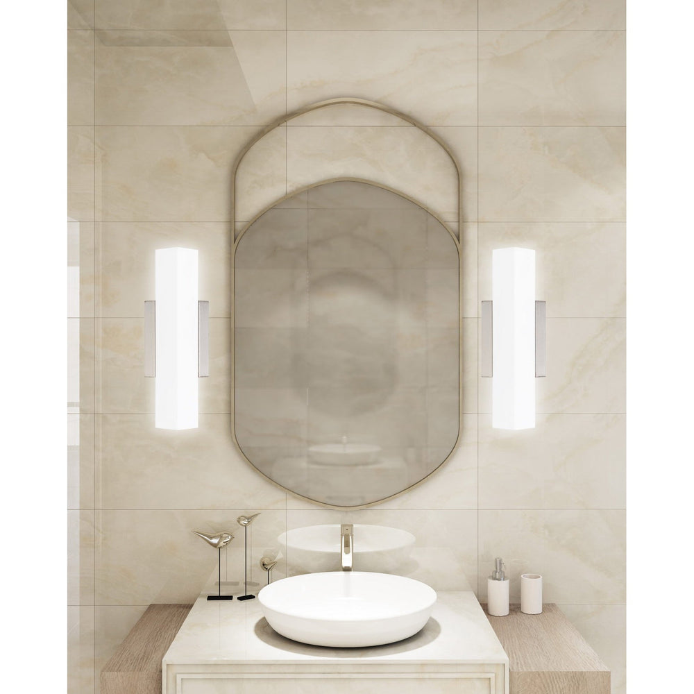 ##Antique Hardware## INTEGRATED LED 13W, 940 LUMEN, 80 CRI DIMMABLE VANITY LIGHT WITH ACRYLIC DIFFUSER