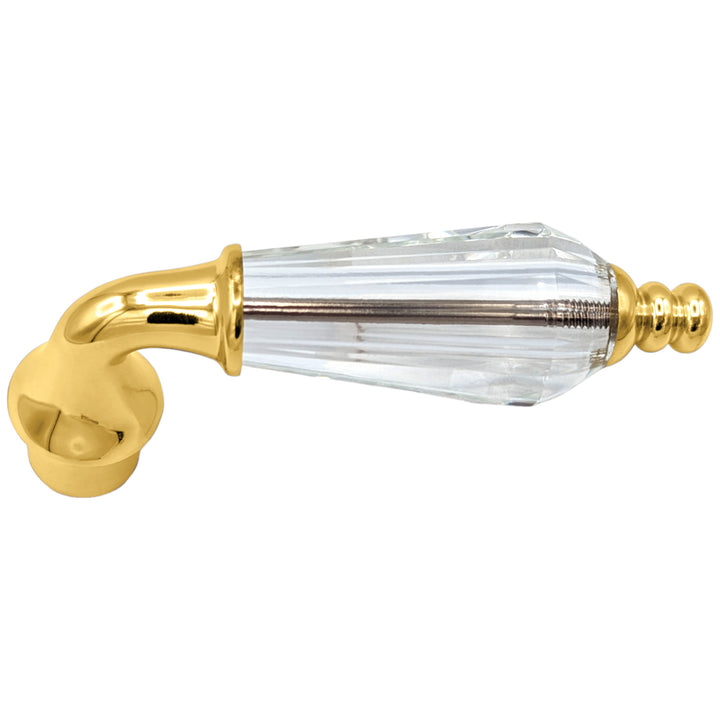 Crystal Lever Spare Door Knob Set (Several Finishes Available)