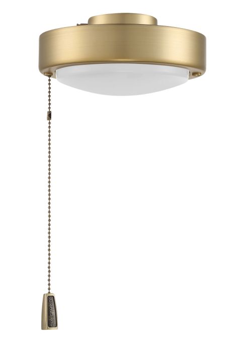 ##Antique Hardware## 1 Light Universal LED Disk Light Kit in Satin Brass