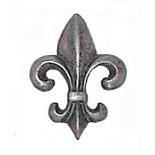 Antique Hardware 2 1/2 Inch Pewter Fleur De Lis Cabinet & Furniture Knob CABINET KNOB