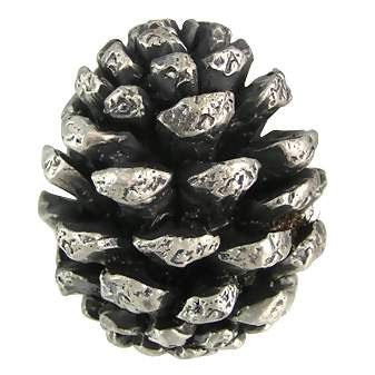 Antique Hardware 1 1/4 Inch Solid Pewter Pine Cone Cabinet & Furniture Knob CABINET KNOB