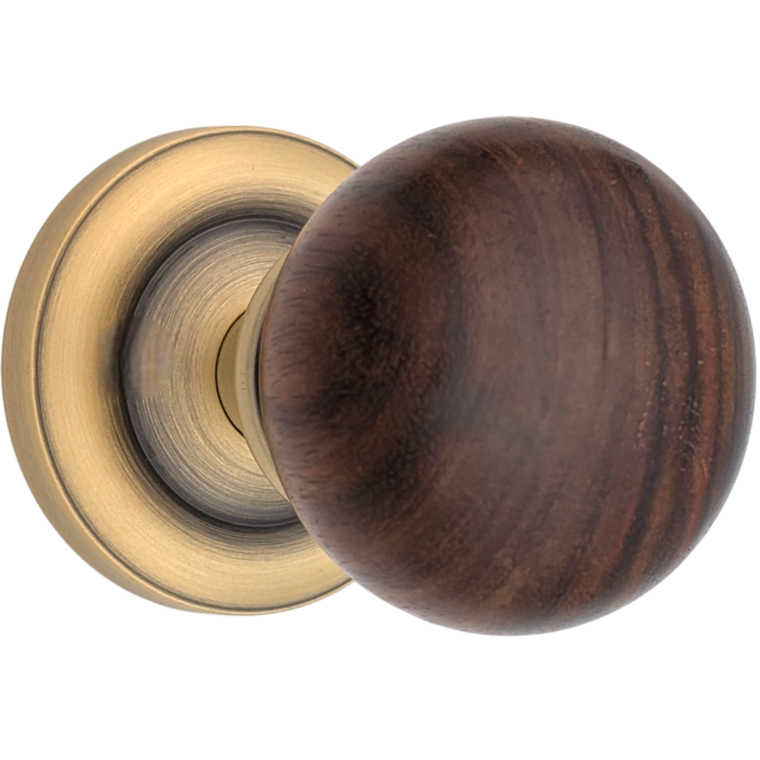 Magnifique™ Classic Door Set with Rosewood Knobs (Several Finishes Available)
