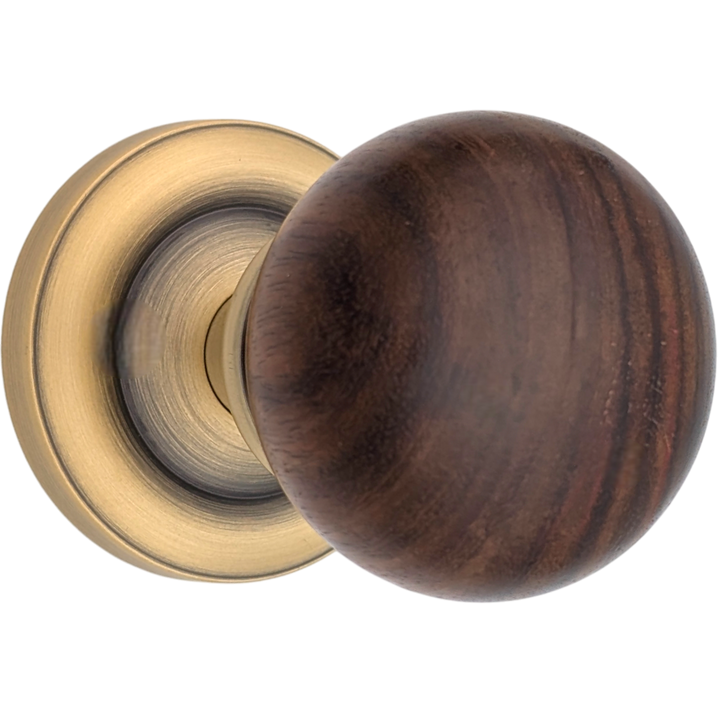 Magnifique™ Classic Door Set with Rosewood Knobs (Several Finishes Available)