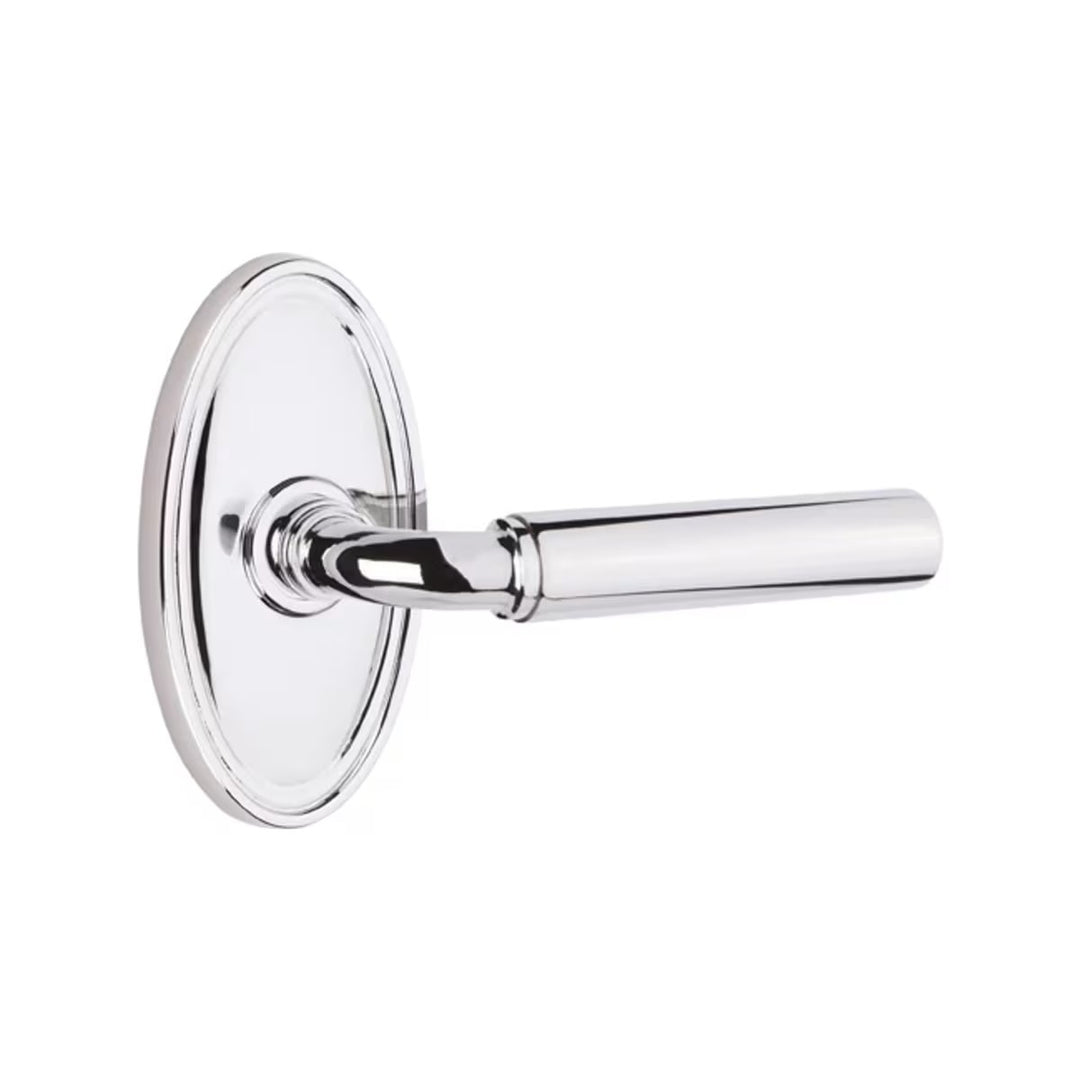 Emtek Solid Brass Manning Lever With Oval Rosette (Several Finishes Available)