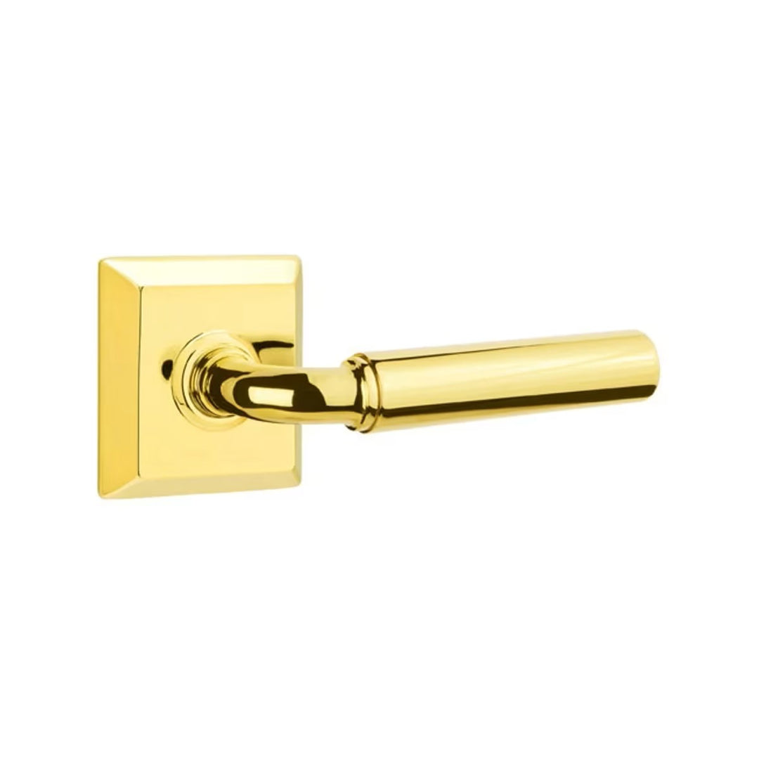 Emtek Solid Brass Manning Lever With Quincy Rosette (Several Finishes Available)
