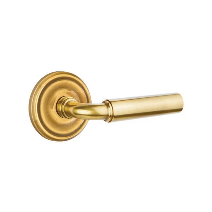 Emtek Solid Brass Manning Lever With Regular Rosette (Several Finishes Available)