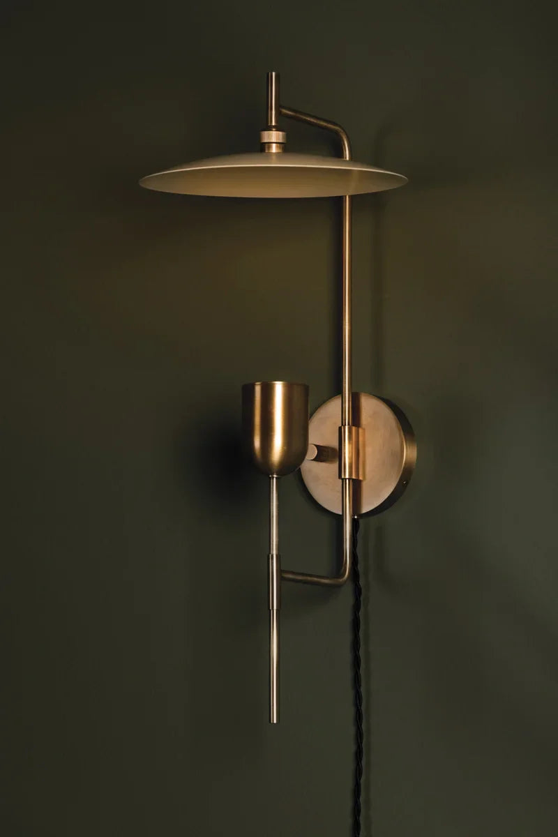 ##Antique Hardware## Manti Plug-In Sconce