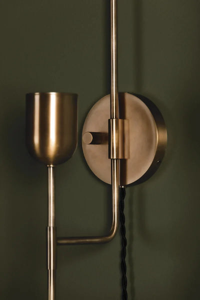 ##Antique Hardware## Manti Plug-In Sconce