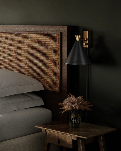 ##Antique Hardware## Marvin Plug-In Sconce