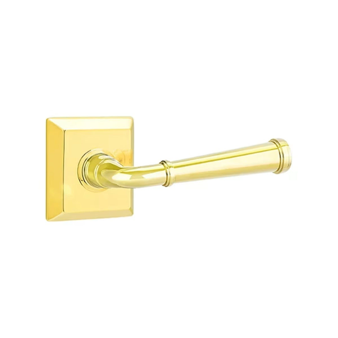 Emtek Solid Brass Merrimack Lever With Quincy Rosette (Several Finishes Available)
