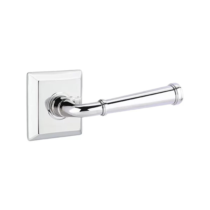 Emtek Solid Brass Merrimack Lever With Quincy Rosette (Several Finishes Available)