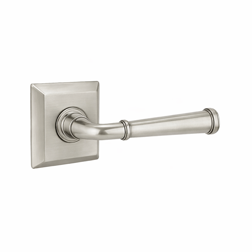 Emtek Solid Brass Merrimack Lever With Quincy Rosette (Several Finishes Available)