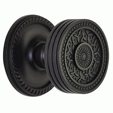 Georgian Roped Rosette Door Set with Rice Pattern Door Knobs (Several Finishes Available)