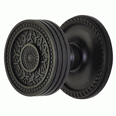 Antique Hardware Georgian Roped Rosette Door Set with Rice Pattern Door Knobs (Several Finishes Available) Doorknob