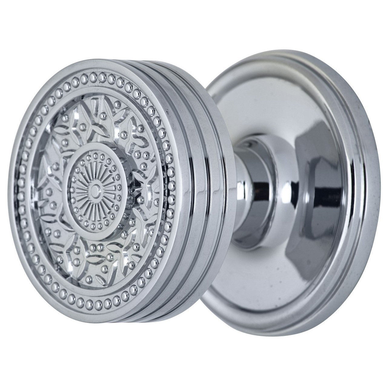 ##Antique Hardware## Traditional Rosette Door Set with Rice Pattern Door Knobs (Several Finishes Available)