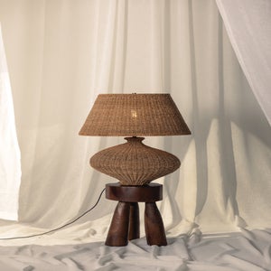 ##Antique Hardware## Nette Table Lamp