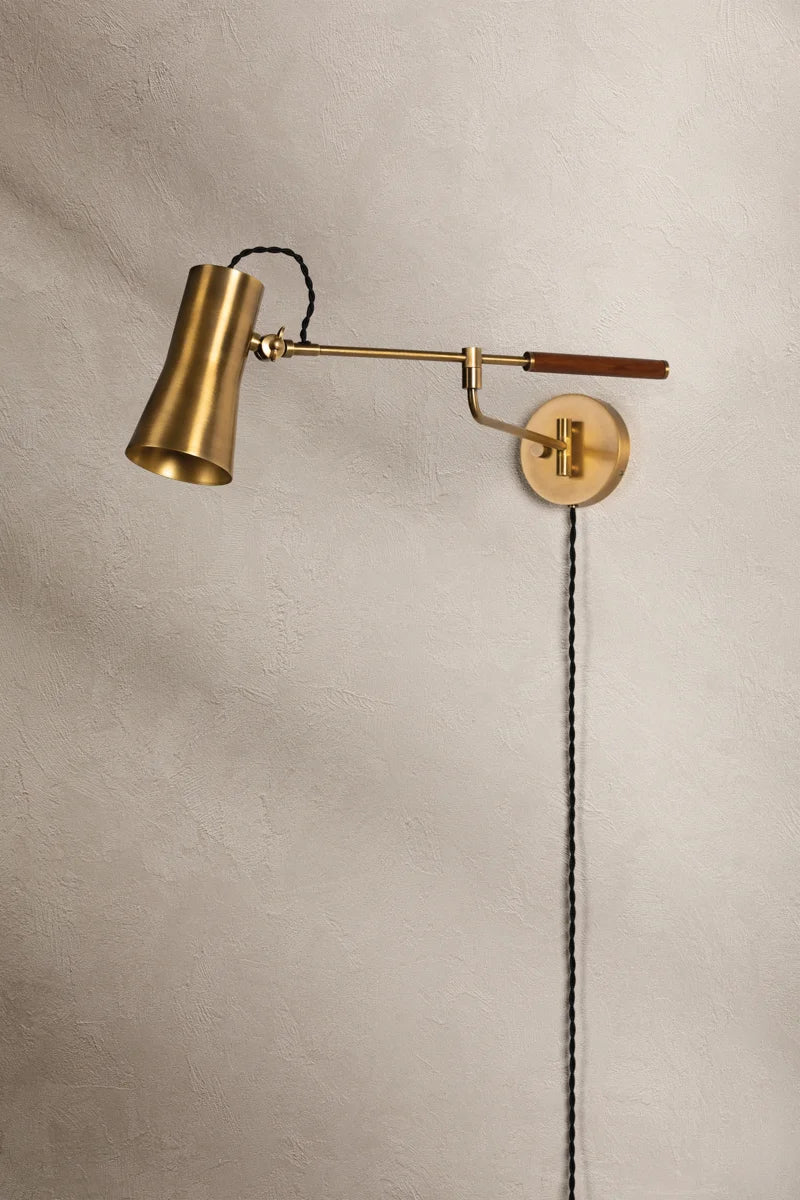 ##Antique Hardware## Novel Plug-In Sconce