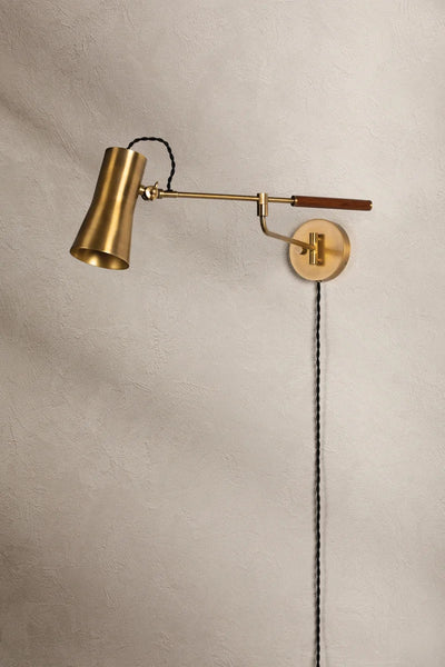 ##Antique Hardware## Novel Plug-In Sconce