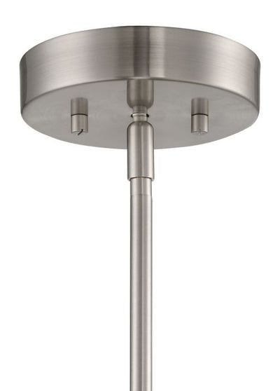 ##Antique Hardware## Smyth 1 Light Mini Pendant in Brushed Polished Nickel