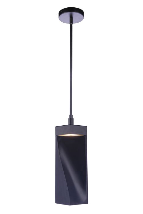 ##Antique Hardware## Drama LED Mini Pendant in Flat Black