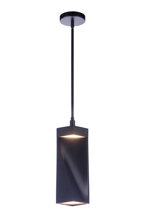 ##Antique Hardware## Drama LED Mini Pendant in Flat Black