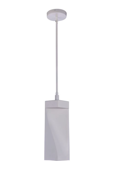 ##Antique Hardware## Drama LED Mini Pendant in White