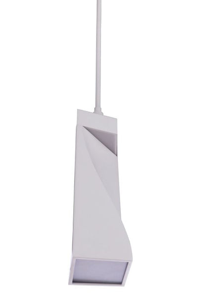 ##Antique Hardware## Drama LED Mini Pendant in White