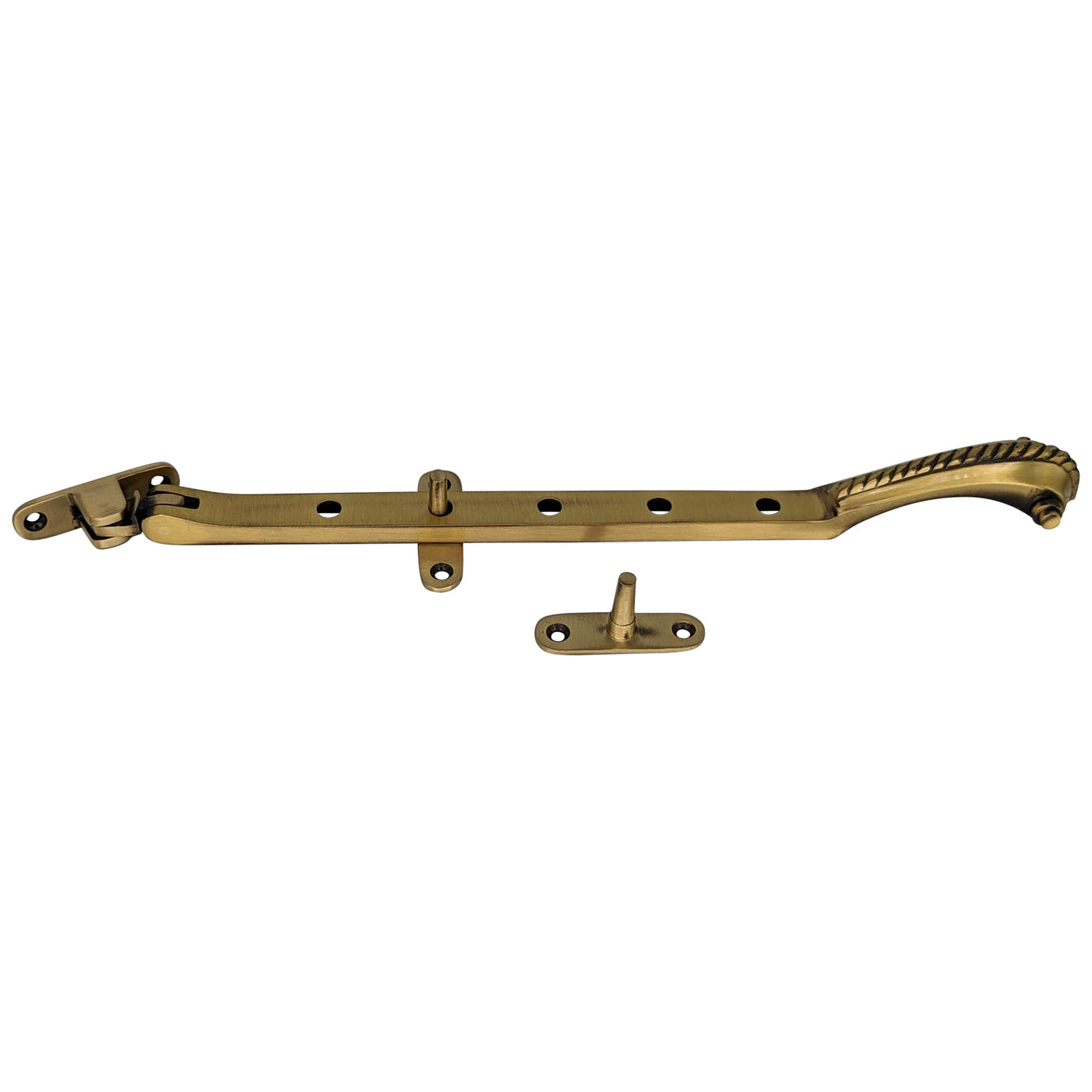 10 Inch Georgian Rope Casement Window Stay (Several Finishes Available)