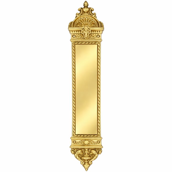16 1/4 Inch L'Enfant Style Door Push Plate (Several Finishes Available)