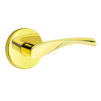 Antique Hardware Emtek Solid Brass Triton Lever With Disk Rosette (Several Finish Options) EMTEK LEVER DOOR KNOB