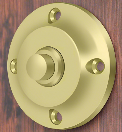 Bell Buttons, Solid Brass Bell Button, Round Contemporary – Antique ...