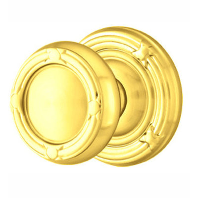 ##Antique Hardware## Solid Brass Ribbon & Reed Door Knob Set With Ribbon & Reed Rosette (Several Finish Options)