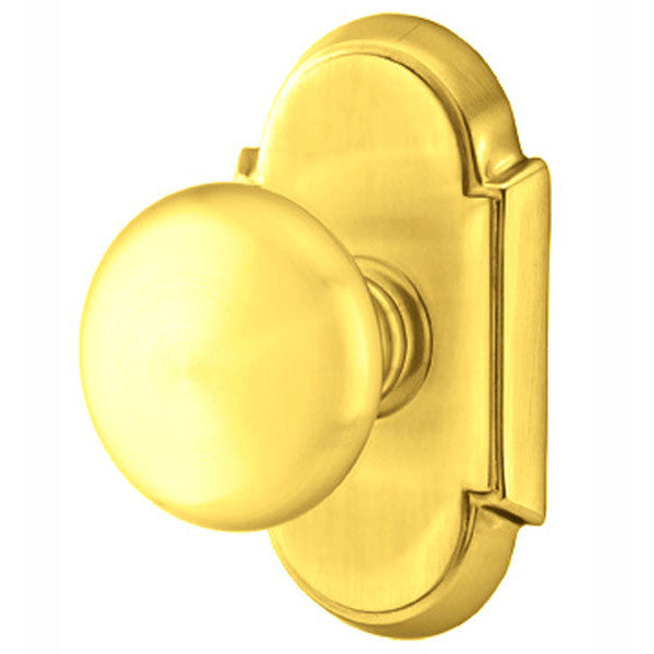 ##Antique Hardware## Solid Brass Providence Door Knob Set With # 8 Rosette (Several Finish Options)