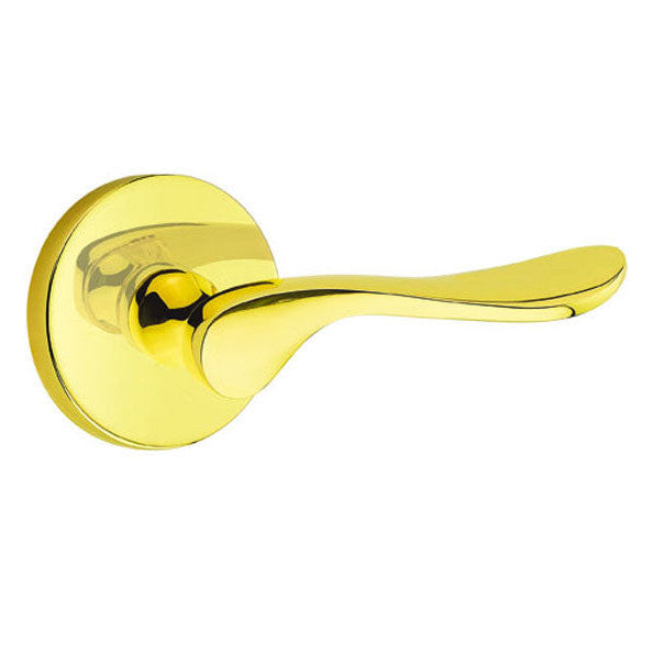 Antique Hardware Emtek Solid Brass Luzern Lever With Disk Rosette (Several Finishes Available) EMTEK LEVER DOOR KNOB