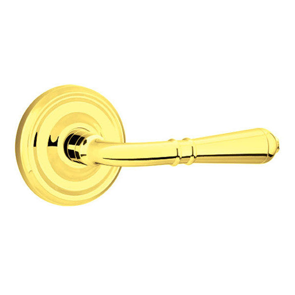 Antique Hardware Emtek Solid Brass Turino Lever With Regular Rosette (Many Finishes Available) EMTEK LEVER DOOR KNOB