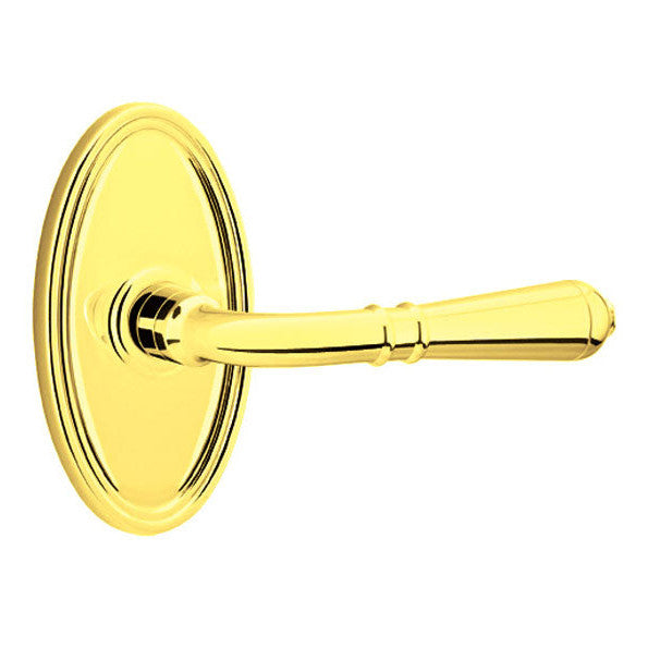 Antique Hardware Emtek Solid Brass Turino Lever With Oval Rosette (Many Finishes Available) EMTEK LEVER DOOR KNOB