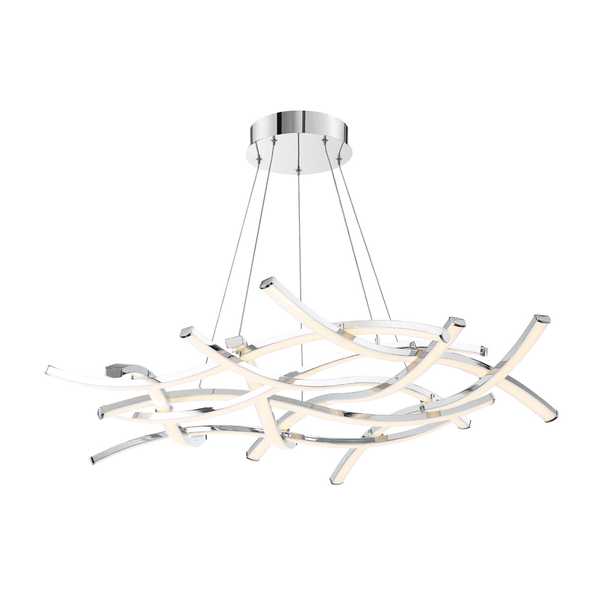 ##Antique Hardware## Divergence LED Linear Chandelier