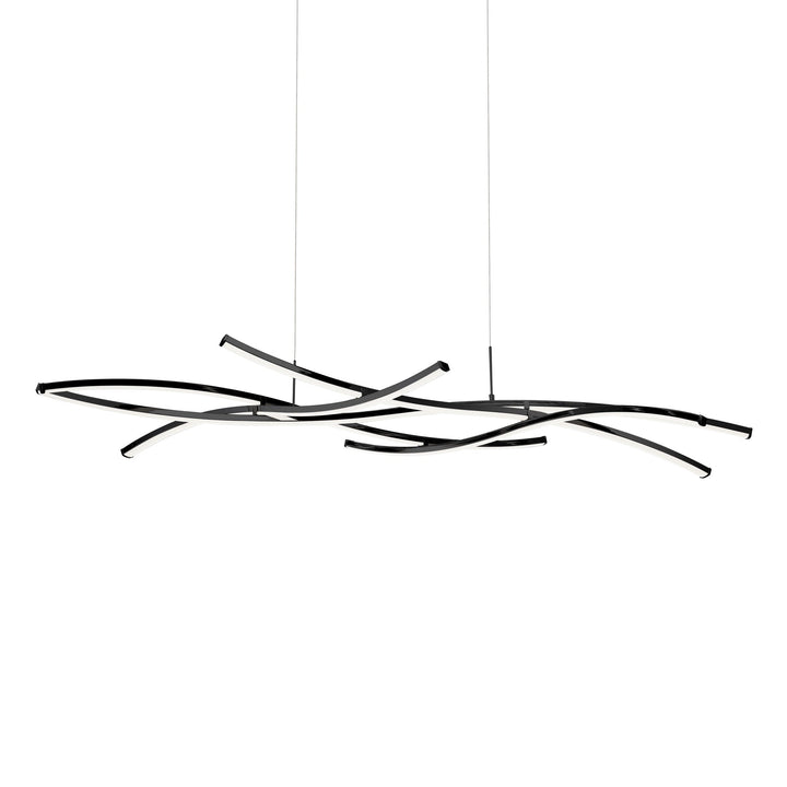 ##Antique Hardware## Divergence LED Linear Chandelier