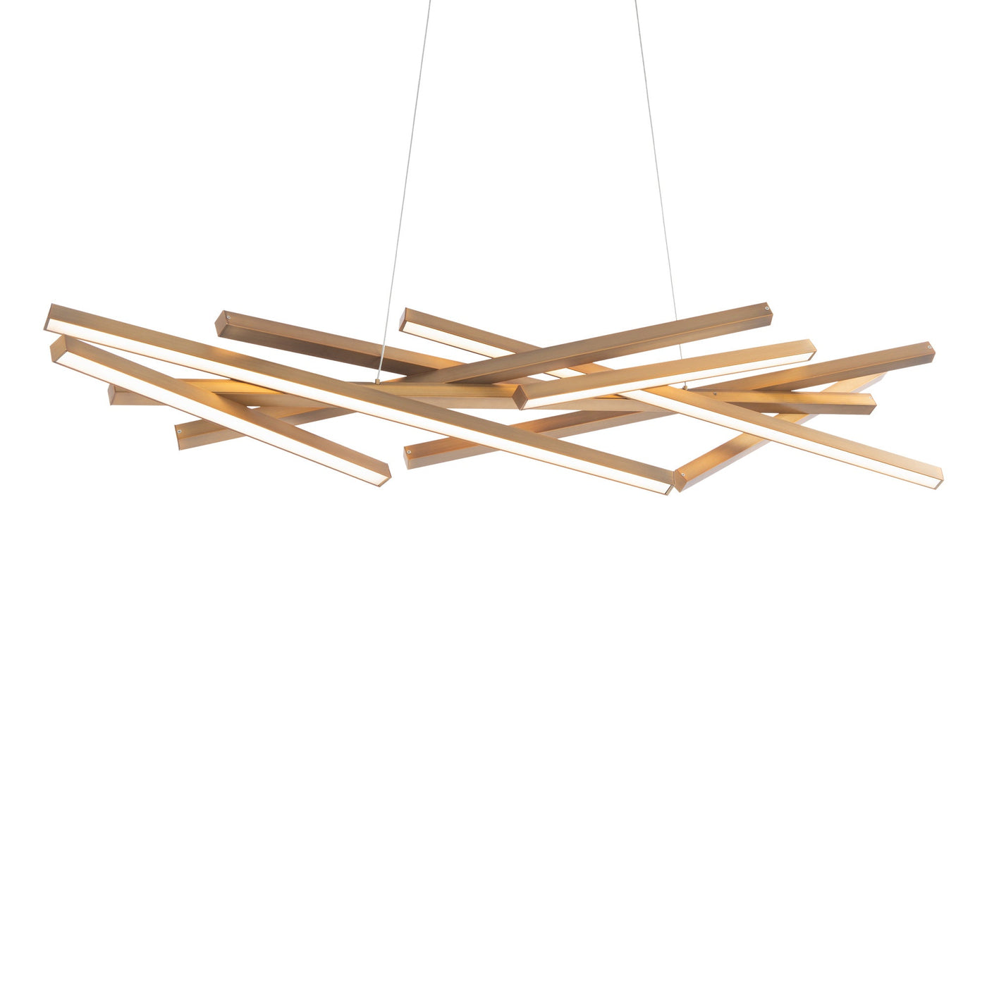 ##Antique Hardware## Parallax LED Linear Pendant